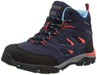 Regatta Holcombe IEP Jnr Hiking Boot, Navy/Fiery Coral, 9 UK Child