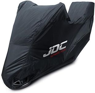 JDC Housse Moto 100% étanche – Ultimate Rain (Robuste, Doublure Souple, Panneaux résistants à la Chaleur, Coutures étanchéifiées) - XL Tall Top Case