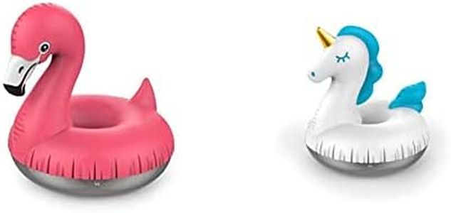 Genuine Fred Flamingo Pool Float Tea Infuser, Pink and Genuine Fred Unicorn Pool Float Tea Infuser, regular