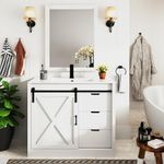 chartustriable 36 Inch Bathroom Van