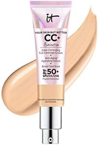 IT Cosmetics Your Skin But Better CC+ Cream Illumination - Color Correcting Cream, Full-Coverage Foundation, Hydrating Serum & SPF 50+ Sunscreen Radiant Finish 1.08 fl oz