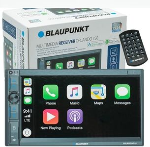 BLAUPUNKT ORLANDO750 Car Stereo - 6.9" Touchscreen, Wireless Apple CarPlay, Wireless Android Auto, Bluetooth, USB Playback, EQ Presets, Safety Features