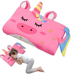 YAOZUP Schlummerkids Cushion, Calmly Children's Pillow 46 x 26 cm, Children's Pillow, Children's Pillow, Comfort Pillow, Ergonomic Cushion for Soft Dreams (Unicorn)