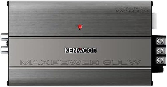 Kenwood KAC-M3004 Compact 4-Channel 400W Max Power Amplifier