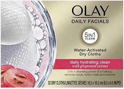 Olay 4-In-1 Daily Facial Cloths, Normal Skin 33 Count, Packaging May Vary