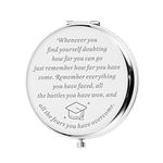 2025 Graduation Gifts Compact Mirror for Her Him Class of 2025 Senior High School Student Nurse Nursing Graduate Master Ph.D. College Grad Inspirational Gifts for Teen Boy Girl Class of 2025 Gifts