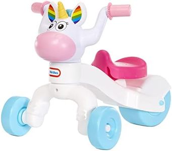 LITTLE TIKES Go & Grow Unicorn Indoor & Outdoor Ride-On Scoot for Preschool Kids Toddlers and Children to Develop Motor Skills for Boys Girls Age 1-3 Years