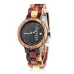 GUANKE Women Watches Wooden Colorfu