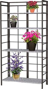 VINTAGE BAKERS RACK STAND W/ DJ GALV SHELVES