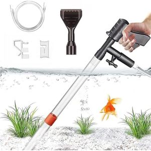 Fish Tank Gravel Cleaner, Newly Upgraded Aquarium Gravel Cleaner Vacuum Fish Tank Vacuum Cleaner Tools for Aquarium Water Changer for Fish Tank Cleaning Gravel and Sand