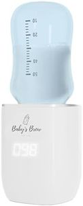 Baby's Brew Warmer 3.0 - Portable Formula Warmers for Travel, Dual Heating Modes - Warms Breast Milk, Formula & Water, Leak-Proof, Smart Sensor Technology, BPA-Free, Only Warmer | No Adapters