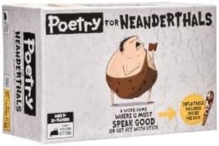 Exploding Kittens - Poetry for Neanderthals - Competitive Word Guessing Game - Party Game, Ideal for Family Night, Kid and Adult, 2+ Players, Ages 7+, 15 Minutes to Play