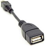 chenyang CY USB 2.0 OTG Cable Mini A Type Male to USB Female Host for Sony Handycam & PDA & Phone VMC-UAM1