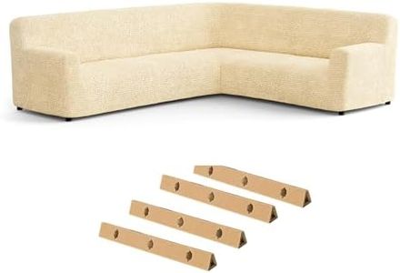 PAULATO BY GA.I.CO. Corner Slipcover with 4 Extra Cardboards for Snug Fit