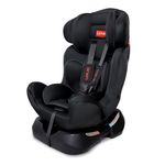 LuvLap Galaxy Convertible Car Seat for Baby & Kids New Born to 7 Years, Forward Facing & Rearward Facing, 3 Adjustable Recline Levels, Side Impact Guard, Black