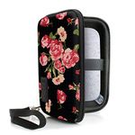 USA GEAR Hard Shell Portable Printer Case - Instant Printer Case with Scratch-Resistant Interior & Wrist Strap Compatible with HP Sprocket 2x3, Instax Mini 11, Kodak Printomatic, and More - Floral