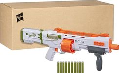 Nerf Halo Bulldog SG Dart Blaster - Pump-Action, Rotating 10-Dart Drum, Tactical Rails, 10 Official Nerf Elite Darts, Skin Unlock Code