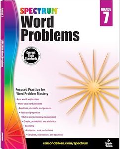 Word Problems, Grade 7 (Spectrum): Volume 80