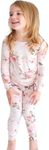 Posh Peanut Vintage Pink Rose - Long Sleeve Basic Pajama - 7-8 years