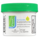 Fleet Glycerin Suppositories, Adult - 12 ea, Pack of 2