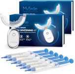 MySmile Teeth Whitening Kit for Sensitive Teeth with LED Light, 10 Min Non-Sensitive Fast Teeth Whitener, 6 Carbamide Peroxide Teeth Whitening Gel, Powerful whitening Formula, Enamel Safe (B Blue)