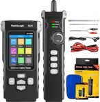 NF-8506 Network Cable Tester and Tracker with IP Scanne Network Rate Test,PING/CAT5 CAT6/TDR Multifunction Network Tester Cable Toner for RJ11 RJ45 LAN Ethernet POE Cable Tester Telephone Cable Finder