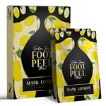 Mask London - Foot Peel Mask - Perfect For Callus, Cracked Heel And Hard Skin - Foot Mask For Exfoliating, Moisturising Treatment For Baby Soft Feet