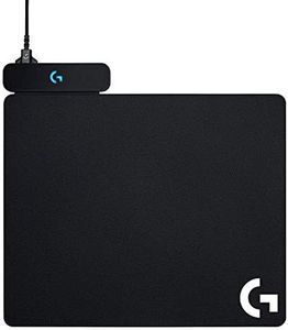 Logitech G POWERPLAY Wireless Charging Mouse Pad, Cloth and Hard Gaming Mouse Pad Included, USB-Connection, RGB Lighting, Compatible with G502 LIGHTSPEED, G PRO Wireless & SUPERLIGHT, G903, G703