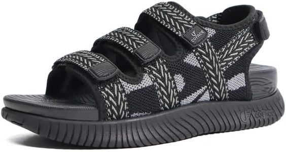 COFACE Womens Walking Sandals with Arch Support 2026 Comfortable Orthopedic Hiking Sport Sandals for Women Size 8 Black Orthotic Thick Cushion for Plantar Fasciitis