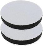 EMSea 2pcs 3inch Sanding Soft Pad Buffer Sponge Interface Backing Foam Cushion Pads Hook And Loop Backing Pad for 3inch Pneumatic And Electric Polishing And Grinding Machine