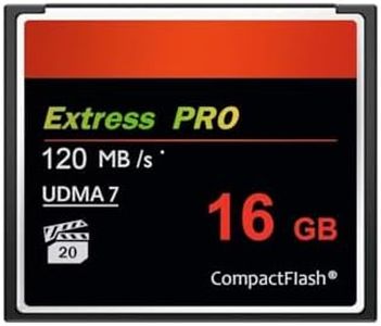 HSANYIUR 16GB CompactFlash Card,UDMA 120MB/s,Original CF Card Camera Memory Card for Professional Photographer,Videographer,Enthusiast