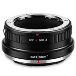 K&F Concept Lens Mount Adapter Compatible with Contax/Yashica Mount Lens to Nikon Z Mount Camera Body