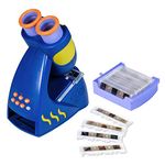 Educational Insights GeoSafari Jr. Talking Microscope (Asian Audio), Microscope for Kids, STEM & Science Toy, Interactive Learning, Ages 4+