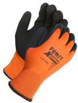 Frost Busters Winter Work Gloves Waterproof, Freezer Gloves, Thermal Insulated Gloves Keeps Warm Below Zero, Firm Grip Gloves (Medium, 1 Pair)