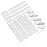 Spares2go Integrated Fridge Door Slide Mounting Universal Bracket Fixing Kit (pack of 4)