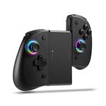 Joypad for Nintendo Switch, Wireless Joy Con Replacement Switch Controller 8 Colors Adjustable LED Joypad Controller with Back Map Button/Turbo/Dual Shock/Motion Control L/R Remote Gamepad Joystick Controller