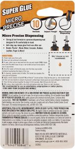 Gorilla Super Glue Micro-Precise 5g – Fast Setting, Precision Applicator