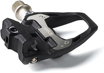 ANSJS Road Bike Pedals, Lightweight Clipless Bicycle Pedals with Cleats Set Compatible with SPD-SL System- 6 Degree Float Clipless (R21)