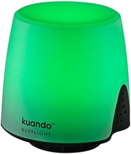 Kuando PLENOM Americas Busylight UC Omega - for Microsoft Lync/Skype for Business, Cisco Jabber & Various UC Platforms (Adhesive Mount) (15410) White