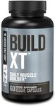 Jacked Factory Build-XT Daily Muscle Builder & Performance Enhancer - Muscle Building Supplement for Muscular Strength & Growth | Trademarked Ingredients Peak02, ElevATP, & Astragin - 60 Veggie Pills