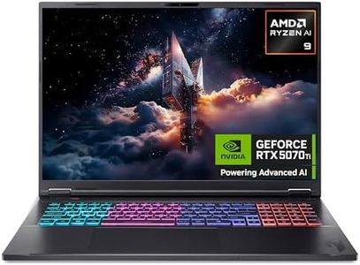 Acer Nitro 18 AN18-61 Gaming Laptop - AMD Ryzen AI 9 365, 32GB, 1TB SSD, NVIDIA GeForce RTX 5070Ti, 18" WQXGA 165Hz, Windows 11, Black