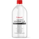 Materialix Food Grade Mineral Oil - tasteless and odourless, no additives - suitable for wood and bamboo countertops, cutting boards and butcher blocks, stainless steel, stone and more! (1000ml / 33.8 fl oz)