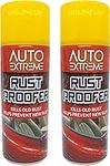 HitlineUK 2 x 400ML Rust Remover Spray Kills Old Rust Anti Rust Shield Aerosol Can Prevent,Protect Rust Paint Rust Remover, For Spraying Cast Iron Metal Gate, Doors Cars Caravans Boats