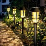 SOLPEX 8 Pack Solar Garden Lights, 