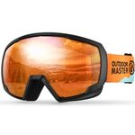 OutdoorMaster Kids Ski Goggles, Snowboard Goggles - Youth Snow Goggles - Sunset Slope