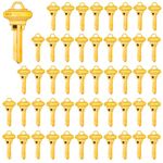 Brass Finish Uncut Key Blanks, SC4 (6SH1) Blank Keys, SC4 Key Blanks 6 Pin (50-Pack)