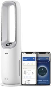 Philips 2-in-1 Cooling Fan & Air Purifier. Covers up to 70m2. Removes Allergens, Dust, Pollen, Odors and 99.97% of Particles. HEPA Filter, Air Quality Display, App & Alexa. Air Performer (AMF765/30)