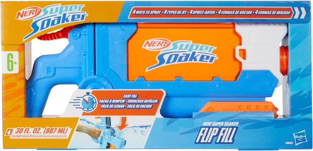 Nerf Super Soaker Flip Fill Water Blaster – Fast Fill Action