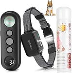 Citronella Bark Collar with Remote Control 3 Modes Spray/Vibration/Beep Dog Training Collar 【Can't Auto】 984FT Range Citronella Dog Collar for Small Middle Large Dog Safe Humane Spray Barking Collar