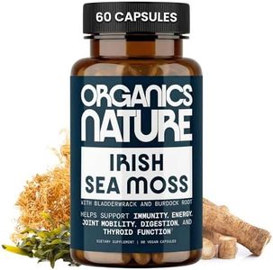 Organics Nature Irish Sea Moss Capsules 90 Vegan Capsules